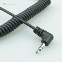 Câble audio de 1/8 pouces à angle droit avec connecteur audio de 3.5mm