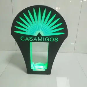 CASAMIGOS Luminous Display Bottle Service Heiße Verkaufs beleuchtung und Wein kiste LED Foreign Wine Base