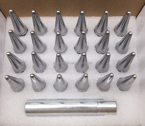 Dado per ruota esagonale a punta cromato argento <span class=keywords><strong>24</strong></span>+1 19mm 14x1.5 - Product Image 4
