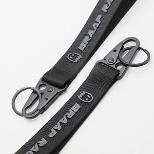 Personalized Dirt Bike Enthusiast Merchandise Racing Team Promotional Giveaways Wholesale <b>Custom</b> Logo Nylon <b>Keychain</b> Lanyards - Product Image 3