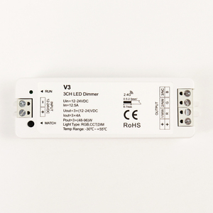 V3 RT9 R8 VP RGB RGBW DC 12V 24V 2.4G 16/18A RF รีโมทไร้สายควบคุมหรี่สากลสำหรับแถบไฟ LED - Product Image 3