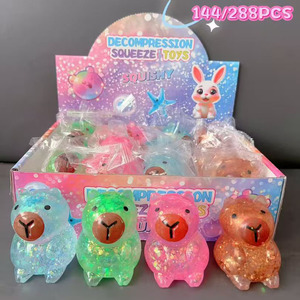 ของเล่นบีบแกะสลักรูปคาปิบาร่า TPR ใหม่ บรรเทาความเครียด คืนรูปช้า ขายส่ง - Product Image 5