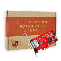 Carte tuner TV double TBS6281SE DVB-T2/T/C PCI-E, enregistrement de flux TS