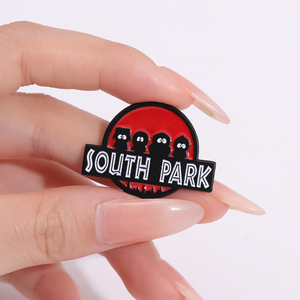 Broche en émail South Park de style européen et <span class=keywords><strong>américain</strong></span>, accessoire de mode pour vêtements, cadeau pour amis - Product Image 4