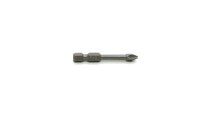 Embout de tournevis à chocs Phillips PH2 de 50 mm, haute qualité, antidérapant, forgé, en acier X5 de Taïwan, sablé, pour bricolage