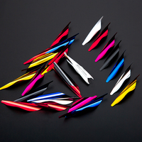 Accessoires de tir à l'arc 1.8 "flèche Spin Vanes hélicoïdale aile droite plume empennage pour fibre de carbone flèche arbre arc cible