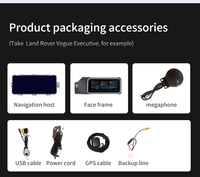 Navegador GPS con Pantalla Táctil Curva Abatible de 12.3 Pulgadas para Land Rover Vogue 2013-2017, Android 13, 8 Núcleos, CarPlay, DSP