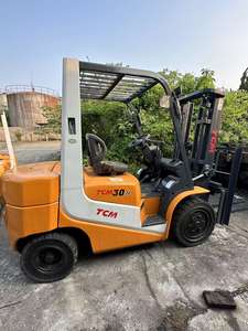 Chariot élévateur à fourche diesel d'occasion de haute qualité TCM FD25T3 2,5 tonnes, alimentation CA, haute efficacité, d'origine japonaise, garantie 1 an, prix bas - Product Image 3