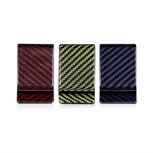 Portacarte Premium in Vera Fibra di Carbonio 100% con Fermasoldi Minimalista, Custodia Sottile per Carte di Credito da Uomo, Regalo Aziendale, Blocco RFID, Finitura Opaca - Product Image 5