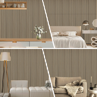 Panneau mural acoustique mince auto-adhésif haute performance, panneau absorbant le son de qualité supérieure pour la décoration