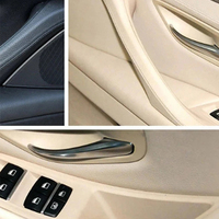 Ensemble de poignées de porte intérieures pour BMW F10 F18 535I 550I 528I, garniture de poignée de porte intérieure, accoudoir intérieur, 51417261929 51417225873