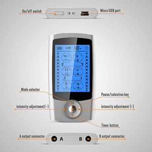 Máquina de terapia de pulso <span class=keywords><strong>TENS</strong></span> para masaje muscular, masajeador inalámbrico, gran oferta - Product Image 2
