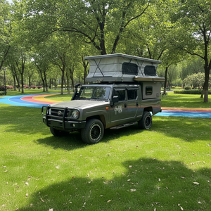 Camioneta 4x4 Ligera de Lujo con Remolque Camper, Tienda de Campaña Plegable, Autocaravana para 2-3 Personas con Estilo Moderno - Product Image 6