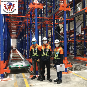 Chariot radio à haute efficacité conçu pour le déplacement automatisé des palettes et le stockage à haute densité, idéal pour les entrepôts modernes - Product Image 1