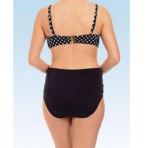 การออกแบบที่กำหนดเองจุดพิมพ์ผู้หญิงอ้วนบวกขนาด5XL 2-pc เซ็กซี่บิกินี่ชุดชุดว่ายน้ำชุดว่ายน้ำ - Product Image 3