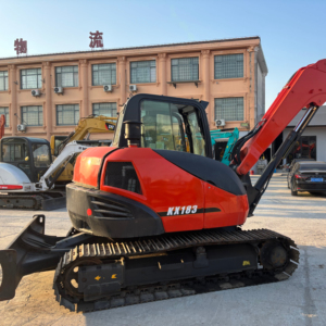 Para KUBOTA KX183, máquina excavadora pequeña, casi nueva con aire acondicionado, motor de núcleo de cabina, cojinete de engranaje, venta de segunda mano de Japón - Product Image 1