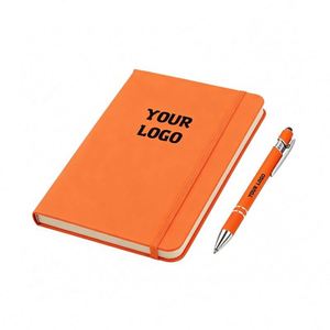 Promotion Business A5 A6 Office Hardcover Notebook Gifts Custom LOGO Printed PU Leather Cover Notebook - Product Image 1