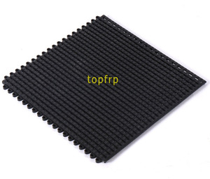 High Quality 10mm PVC Garage Floor Grille Mat Anti-Slip Vinyl Flooring for Staircase Warehouse Park Easy Click Lock Installation - Product Image 2