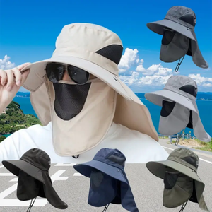 Sombrero <span class=keywords><strong>de</strong></span> Secado Rápido, Impermeable, con Protección Solar, para Hombre y Mujer, con Solapa para el Cuello, Estilo Safari, Senderismo, Pesca, Tipo Bucket, con Logotipo Personalizado <span class=keywords><strong>al</strong></span> por Mayor - Product Image 5