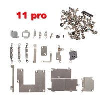Vis complètes avec support de fixation métallique interne pour iPhone 5S SE 6 6S 7 8 Plus X XR XS MAX 11 12 13 Pro Max, petites pièces métalliques internes