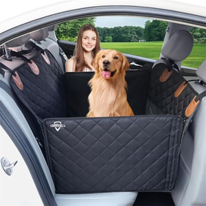 Siège de voiture pour animaux de compagnie, design imperméable <span class=keywords><strong>et</strong></span> pliable, fond rigide réglable, housse de siège de voiture pour chien, sortie d'usine - Product Image 1