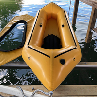 JIAHAI AK Sport Yacht PVC TPU bateau de pêche gonflable pour dérive 2 personnes léger et durable
