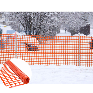 Cam nhựa đỏ tuyết nhựa cảnh báo an toàn hàng rào tuyết rào cản hàng rào lưới - Product Image 1