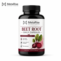 Complément alimentaire triple nutrition botanique à base de betterave, pépins de raisin et hawthorn, en capsules, marque privée OEM, 90 unités