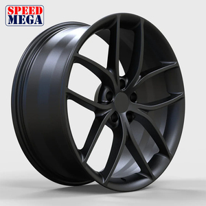 Rines Forjados Ligeros de 18-20 Pulgadas para Tesla Model S 3 X Y 5x114.3 CB64.1 en Negro - Product Image 2