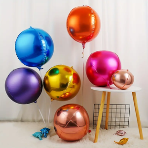 10 15 18 22 32 Zoll 4D Ballon Kugelballon Metallischer Pastell Spiegelballon Hochzeit Valentinstag Geburtstag Party Dekoration - Product Image 1