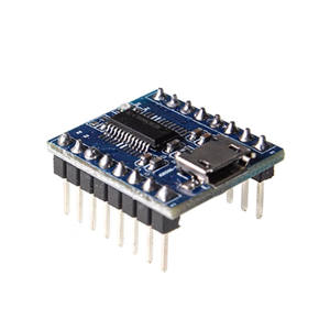 Módulo de Voz MP3 JQ6500, Control por Puerto Serie MCU, Circuito Integrado de Transmisión de Música - Product Image 1