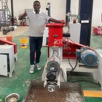 Machine de granulation d'aliments pour poissons et chiens de compagnie LIMA, prix d'usine, 180~200 kg/h, extrudeuse d'aliments pour poissons flottants, machine d'expansion, Ghana