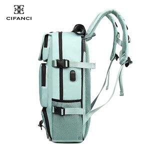 <span class=keywords><strong>Mochila</strong></span> Expandible Negra de Gran Capacidad para Viajes Cortos, con Compartimento Separado para Zapatos <span class=keywords><strong>y</strong></span> <span class=keywords><strong>Ropa</strong></span> - Product Image 3