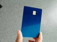Carte d'impression de banque de puces en métal mat de taille personnalisée CR80 NFC RFID 134.2KHz système de gestion des stocks de Logo personnalisé noir or argent