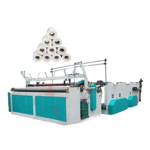 Máquina de rebobinado de papel higiénico de alta productividad profesional con certificación CE más vendida