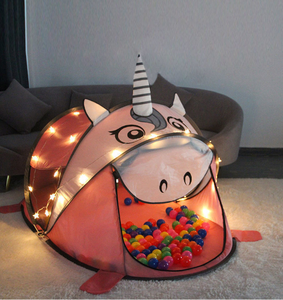 LOOK <span class=keywords><strong>Tente</strong></span> <span class=keywords><strong>Tipi</strong></span> Pliable pour Enfants, Grande <span class=keywords><strong>Tente</strong></span> de Jeu Princesse avec Motif Canard Adorable et Lumières, Utilisation Intérieure et Extérieure - Product Image 2