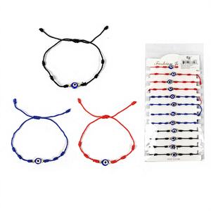 Pulseras y brazaletes estilo Eb Eye, aleación azul, roja y negra, joyería de regalo unisex, 300Dz Cs - Product Image 1