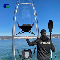 Kayak Transparent à fond en verre de haute qualité pour 2 personnes