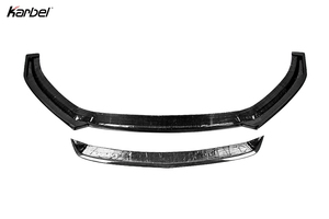 Karbel Spoiler Anteriore Stile KB in Fibra di Carbonio Secco per <span class=keywords><strong>Audi</strong></span> S3 A3 <span class=keywords><strong>Line</strong></span> 2017-2020 - Product Image 2