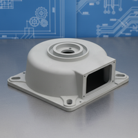 Caja de Conexiones de Aluminio Fundido a Presión para Cámaras de Seguridad CCTV - Carcasa Industrial Impermeable IP65 para Uso en Exteriores Personalizable