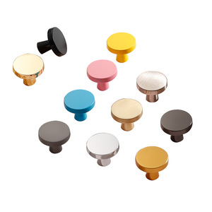 Lideshi Cabinet <b>Door</b> <b>Knobs</b> Round Die Casting Easy Installation For Wardrobe And Cabinet - Product Image 3