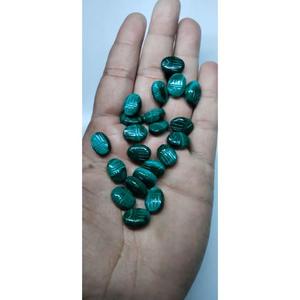 Piedras de Melagita Verde Natural Mugalart, Cuentas Sueltas de 10x14mm para la Fabricación de Joyería - Product Image 2
