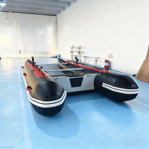Catamaran gonflable à prix direct usine, 330-430 cm, avec plancher pneumatique, pliable, mini bateau pour la pêche et la plongée - Product Image 6