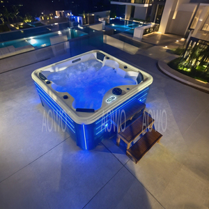 Jacuzzis y Salas de Sauna, Jacuzzi Exterior para 6 Personas, Jacuzzi para Autocaravana, Panel Exterior para Jacuzzi, Mejor <span class=keywords><strong>Spa</strong></span> para Nadar - Product Image 3