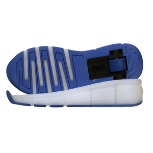 Zapatillas Deportivas Infantiles Kezhi de Doble Función Azul y Blanco con Ruedas Retráctiles Ocultas y Suela Deportiva Casual para Turquía - Product Image 1