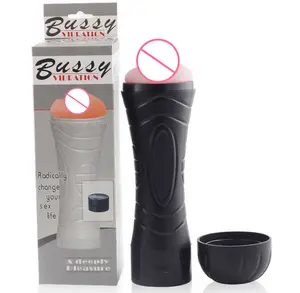 Battery power sex toys pussy flesh pussy and ass masturbation cup