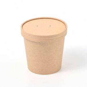 Vente en gros de bols à nourriture en papier jetables personnalisés avec couvercles - Product Image 4