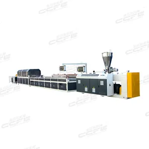 UPVC door and window profile production line pvc decorative profile extrusion line