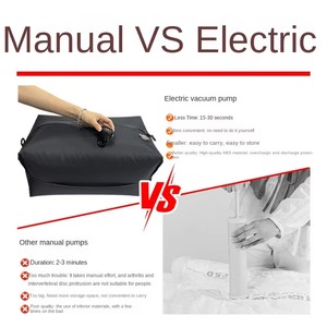 Bomba Eléctrica de Compresión de 27L, Ecológica, Impermeable, Desmontable, Multifuncional, Plegable, Ahorra Espacio, para Ropa - Product Image 4