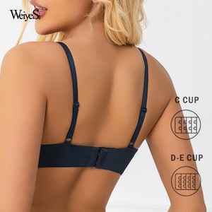 Weiyesi Collection d'été Soutien-gorge non rembourré à armatures Soutien-gorge grande taille pour femmes avec gros seins sous armatures - Product Image 5
